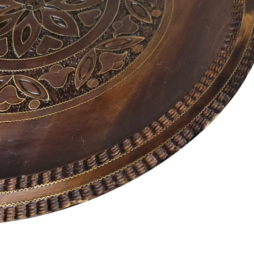 Vintage Polish Folklore Hand-Carved 11.75